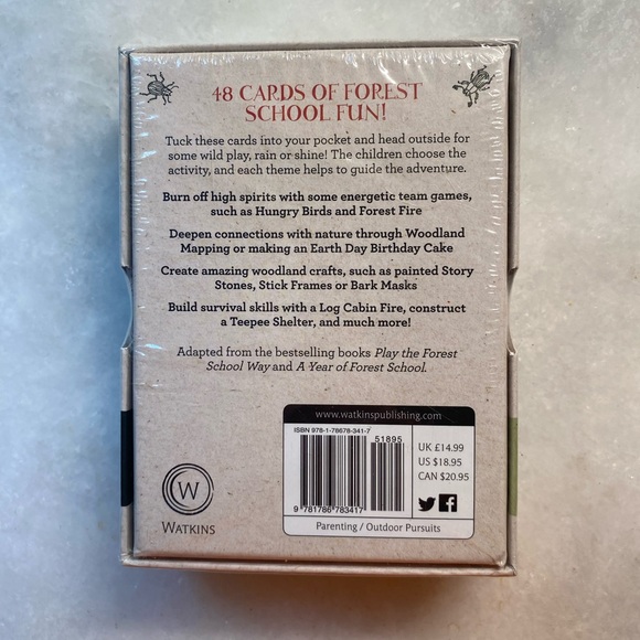 Forest School Activity Cards: 48 Fun Things to Do Outdoor - Sealed Brand New! - Picture 2 of 2